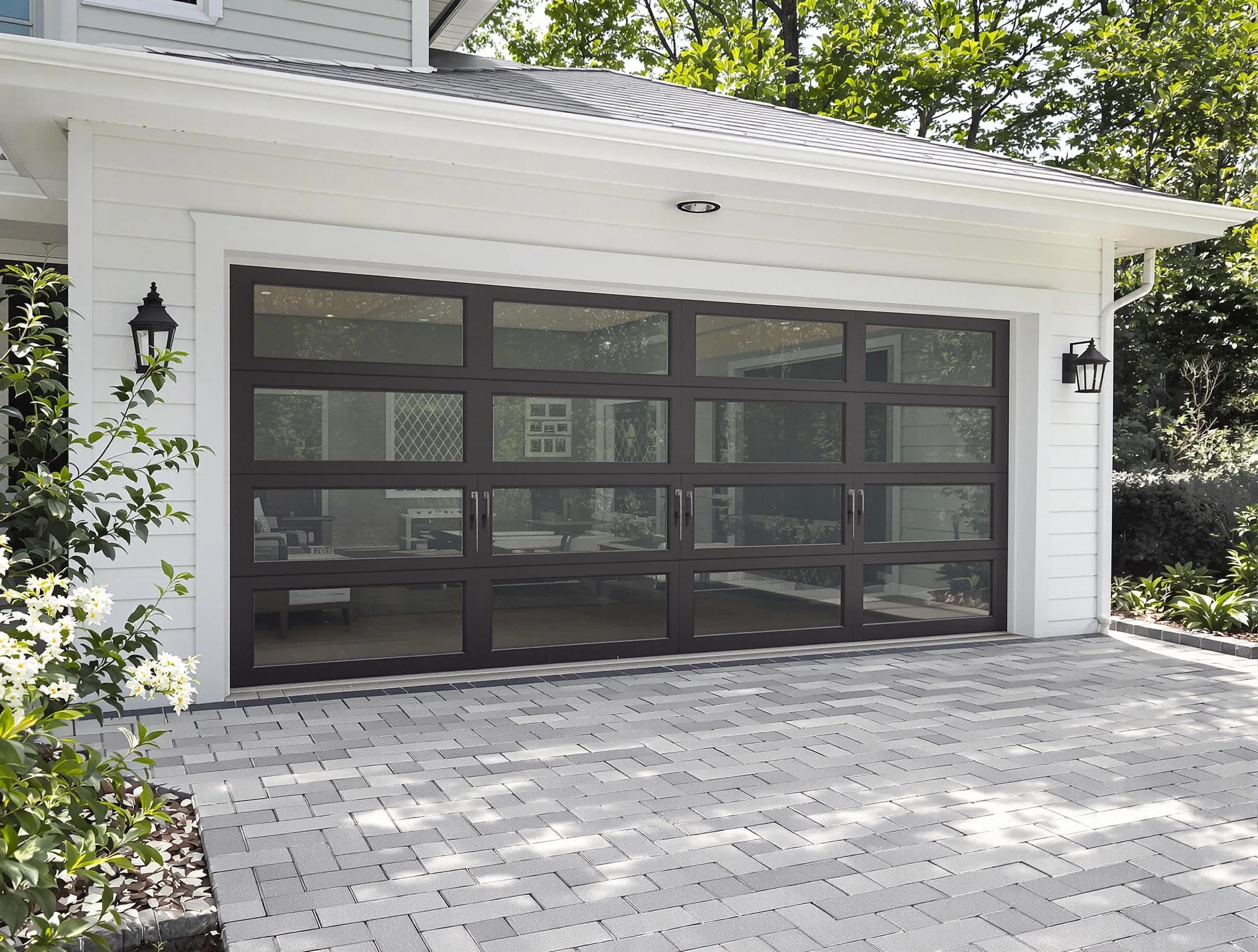 Northglenn Garage Door Repair design specialist presenting custom garage door options to Northglenn homeowner