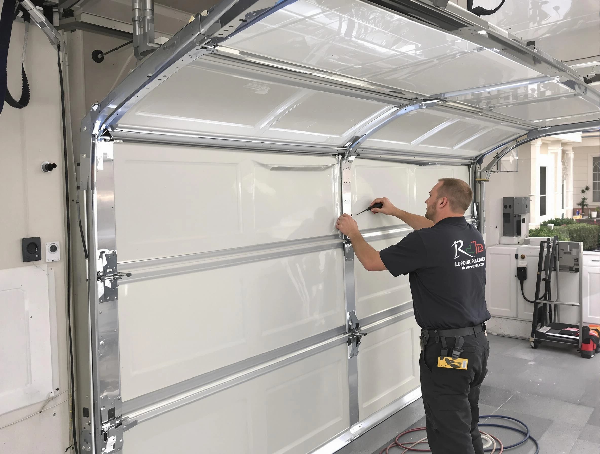 Northglenn Garage Door Repair professional performing panel repair in Northglenn